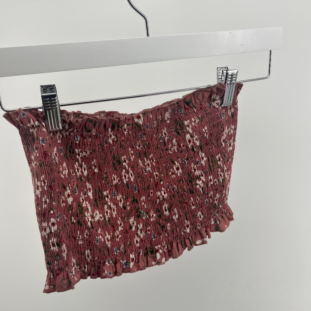 Shein floral tube top